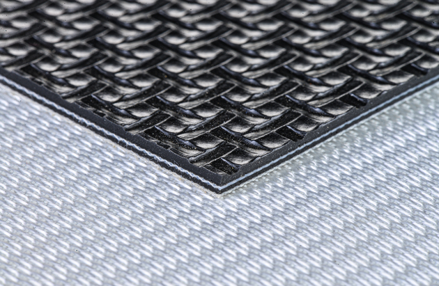 검정 바스켓 위브 벨트